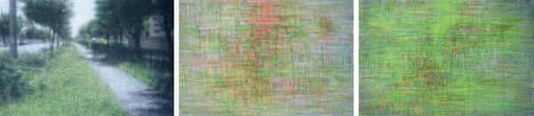 三連画 イメージ／信号：イメージ３（道） 信号３−１（道）信号３−２（道）