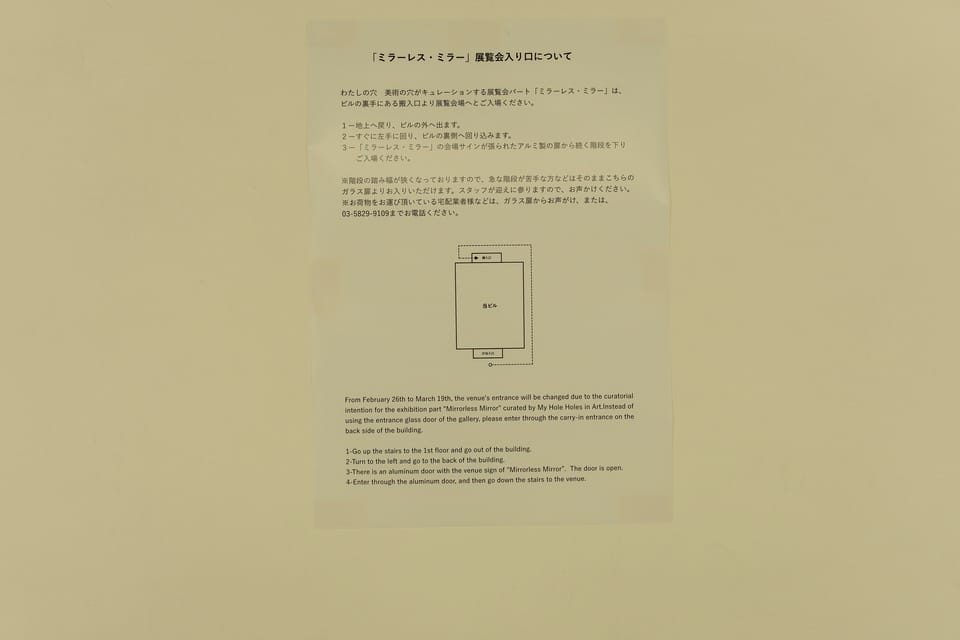  αM＋ vol. 2 わたしの穴 美術の穴  「地底人とミラーレス・ミラー」 　 パート 2:「ミラーレス・ミラー」 - 3